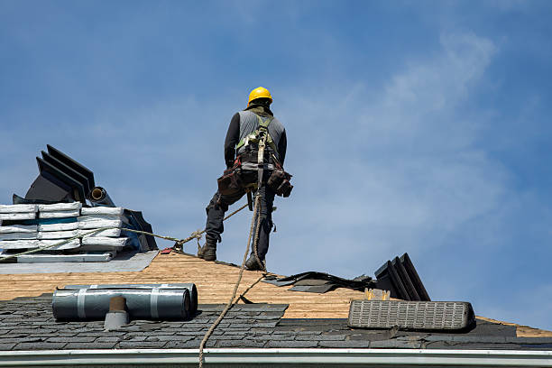 Professional Metal Roofing technician working in Fishertown, PA